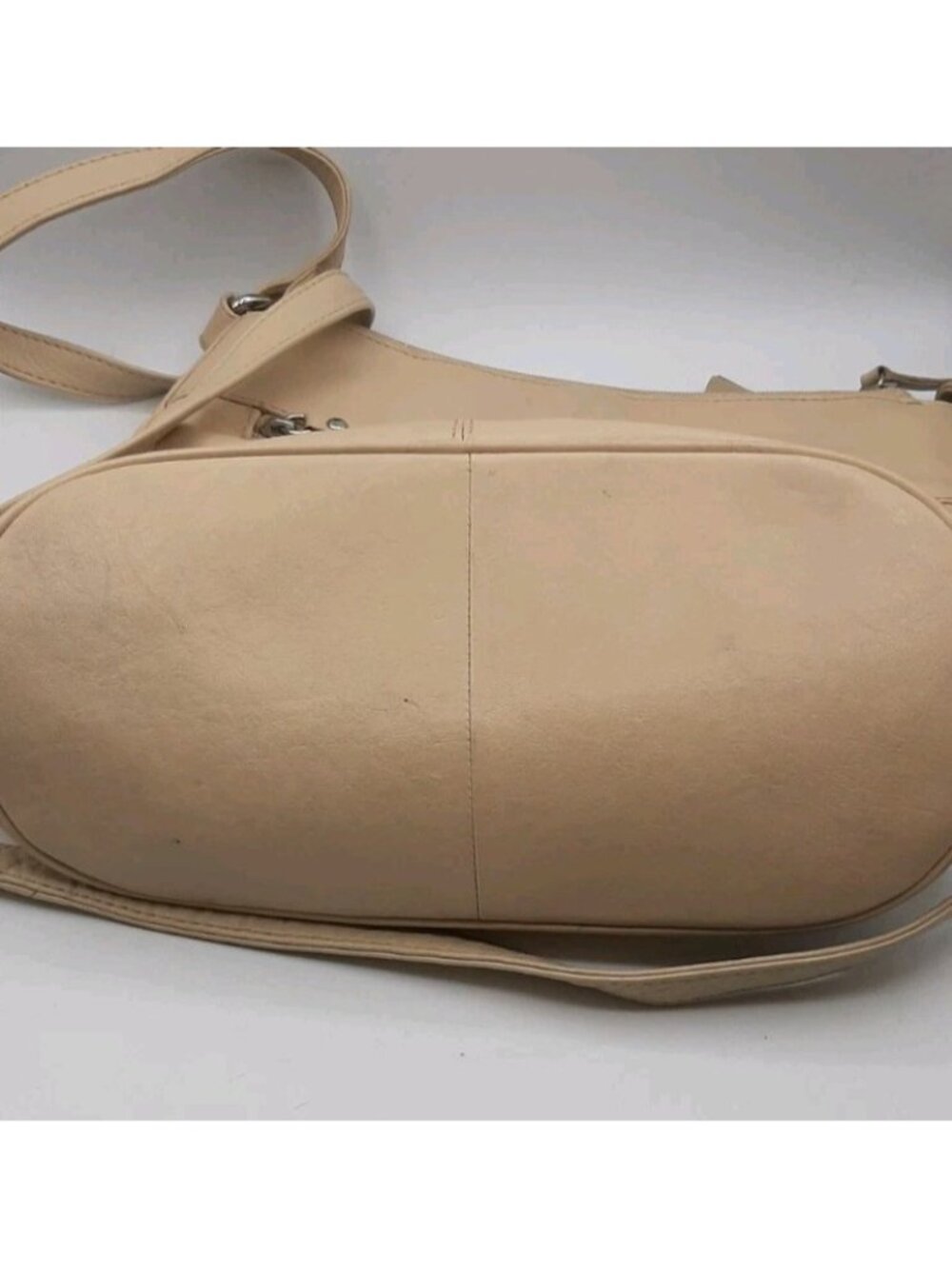 Great American Leatherworks Genuine Leather Boho Black Crossbody Shoulder Bag - Picture 9 of 9